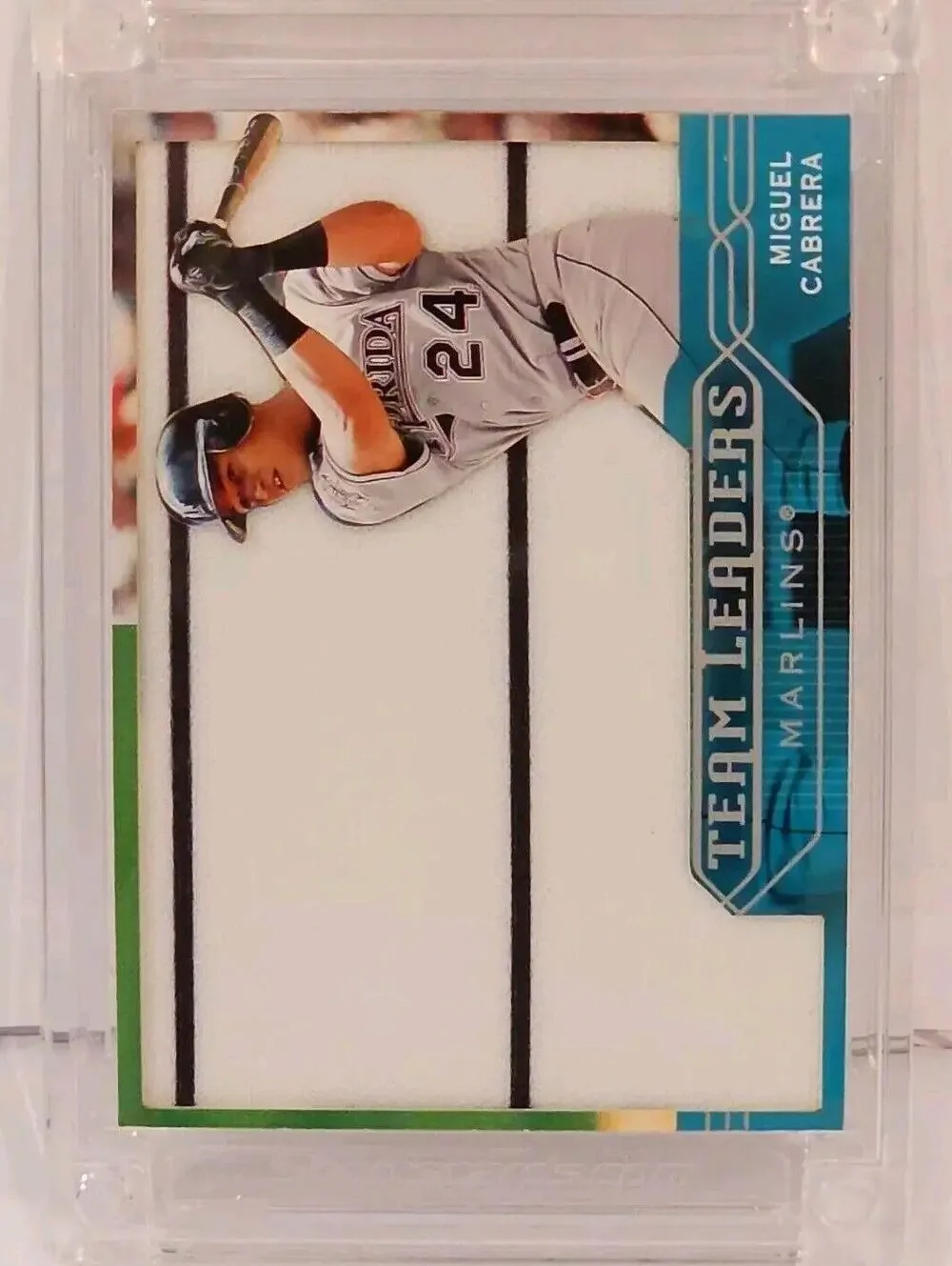 2024 Jersey Fusion Miguel Cabrera Game Worn Jersey Swatch, limited edition 15/50
